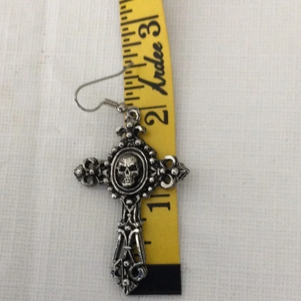 Woman’s Earrings made by Real Metal Great for Halloween